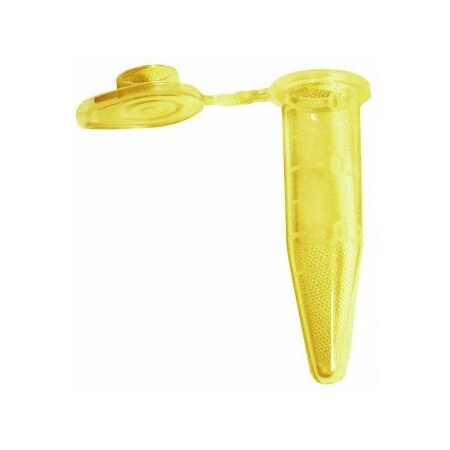 Scientific Specialties Micro-Tubes, Graduated, 0.5ml, Yellow, 1000/PK 145505Y